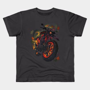 Traditional Monster Bike Kids T-Shirt